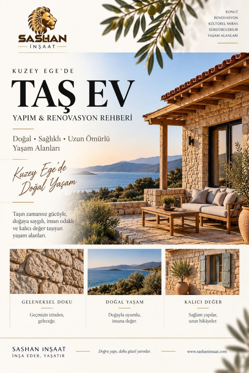 Kuzey Ege’de Taş Ev | Yapım & Renovasyon Rehberi kapağı